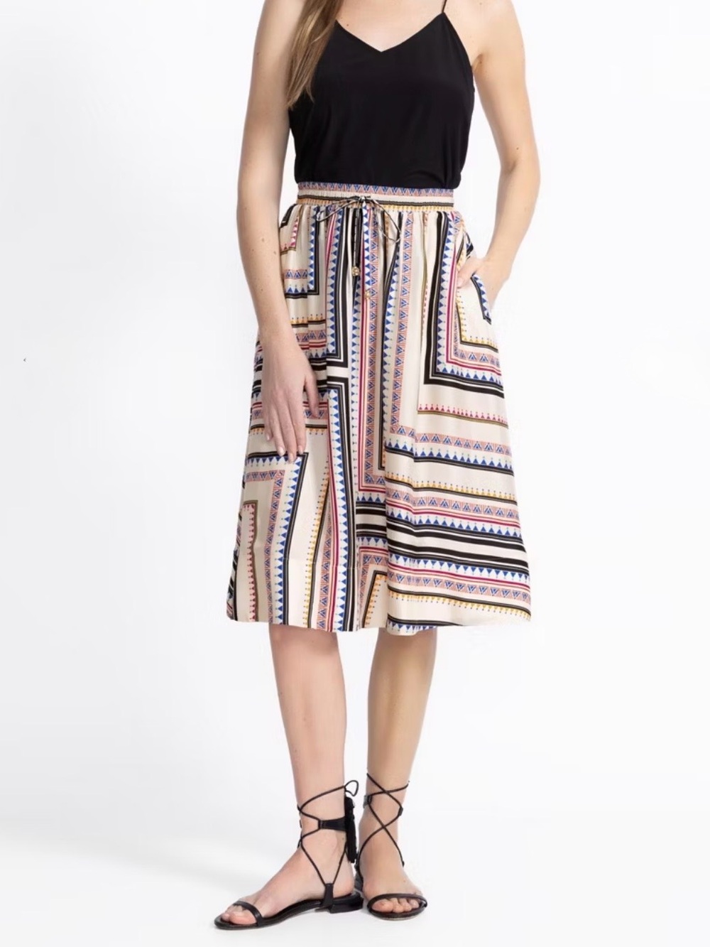 Blythe A-line Midi Skirt